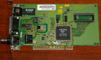 3Com EtherLink XL 3C900-Combo Parallel Tasking 10MBps FCC-ID: DF63C900-Combo BNC PCI Ireland 1996